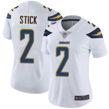 Los Angeles Chargers NFL Football Easton Stick White Jersey Women Limited  #2 Road Vapor Untouchable->los angeles chargers->NFL Jersey